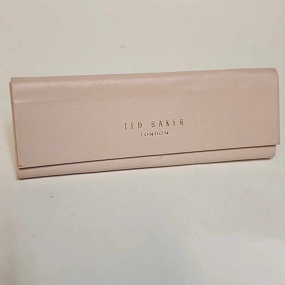 Ted Baker London Pink Folding Eyeglass Sunglass Case